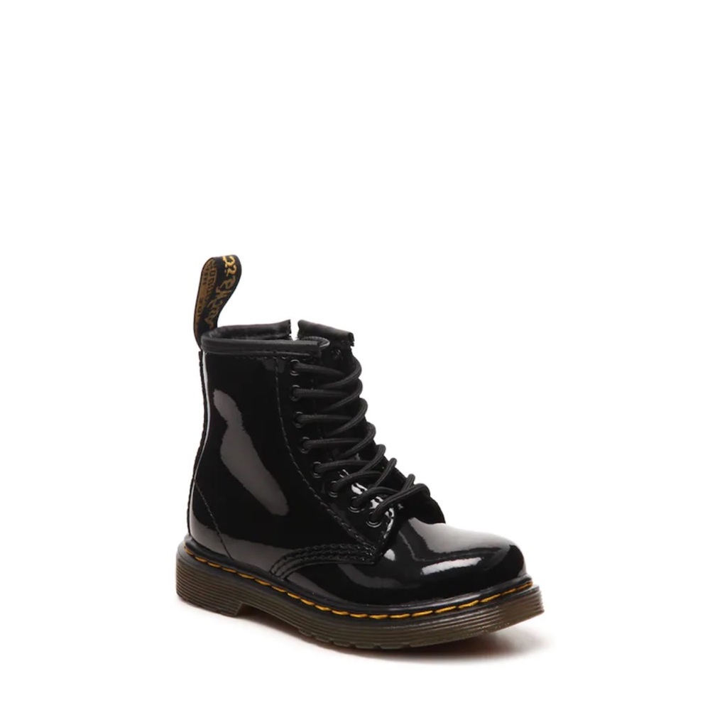 Dr. Martens Black Patent Leather Boots-1460 J